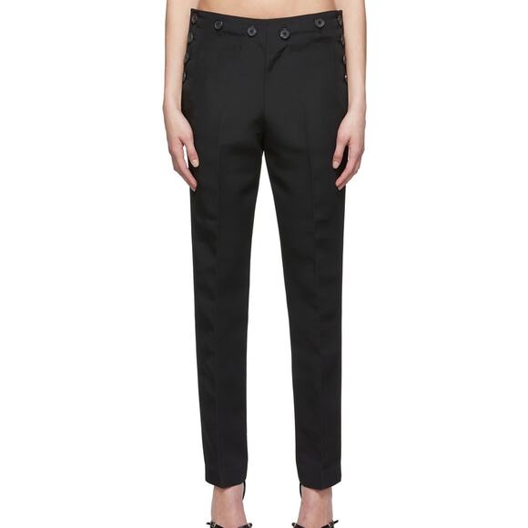 KHAITE Rainer Microfille Wool Blend Pants Size 10 - Picture 5 of 14